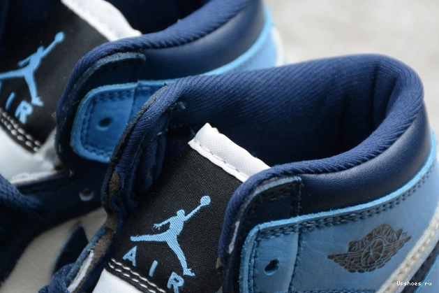 Air Jordan 1 Kids Blue (555088-140) University Obsidian 0706